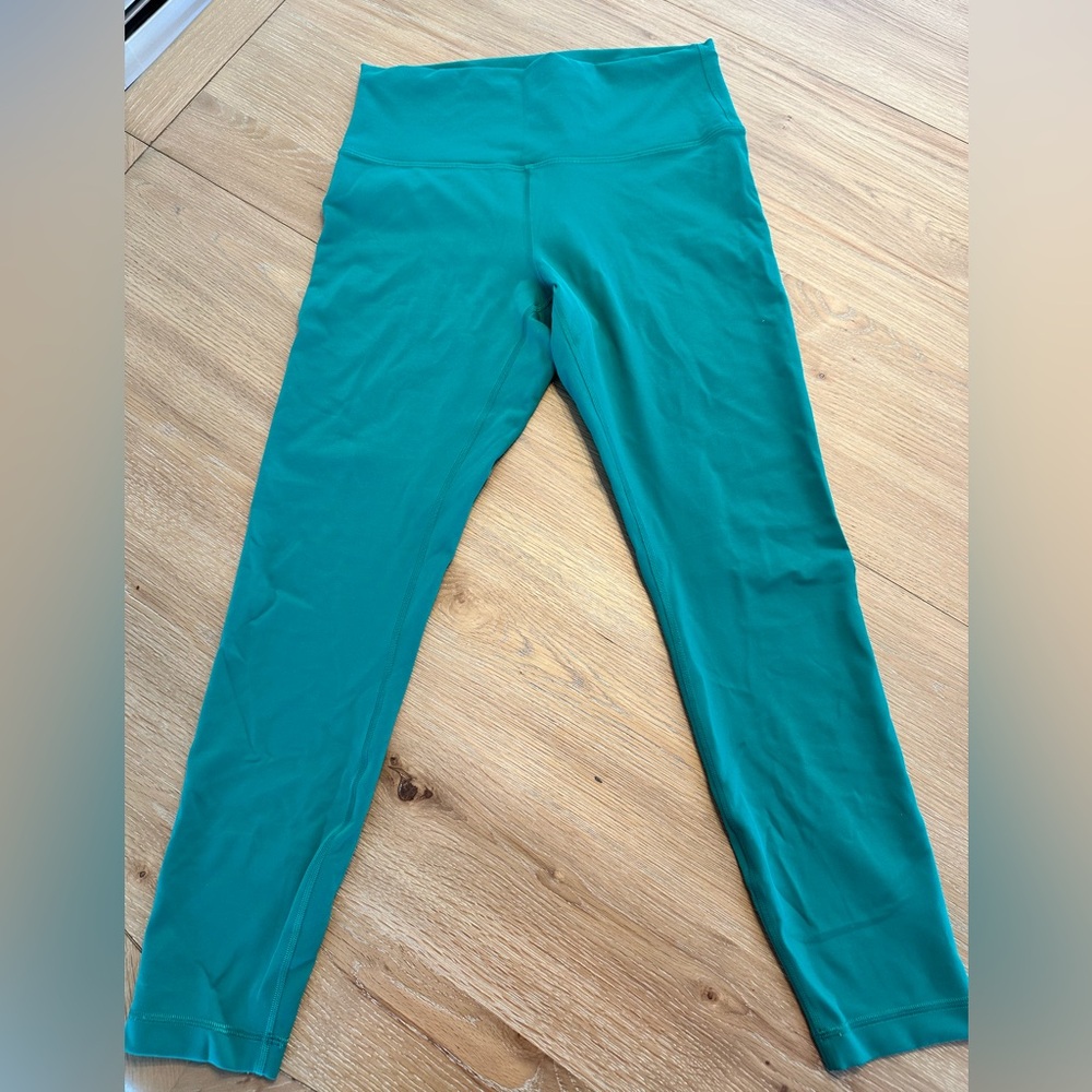 lululemon 25 in wunder train high rise leggings sz 10